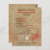 亡命幽霊のよく出るハローウィンパーティ ポストカード (正面/裏面)