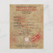 亡命幽霊のよく出るハローウィンパーティ ポストカード (正面)