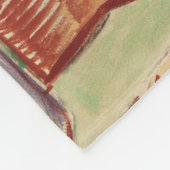 亡命者の廊下(ヴィンセント・ヴァン・ゴッホ) フリースブランケット (角)