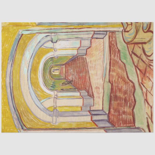 亡命者の廊下(ヴィンセント・ヴァン・ゴッホ) 薄葉紙 (正面)