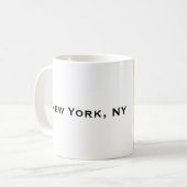 亡霊の母 – リバティ島像NYC コーヒーマグカップ (正面左)