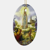 亡霊の画像ファティマの我々の婦人 セラミックオーナメント (右)