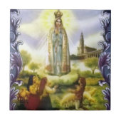亡霊の画像ファティマの我々の婦人 タイル (正面)