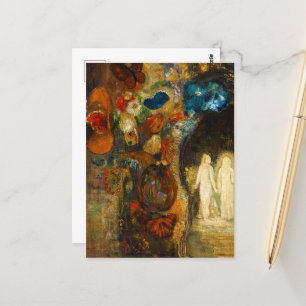 亡霊、1910年Odilon Redon ポストカード