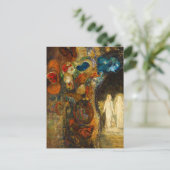 亡霊、1910年Odilon Redon ポストカード (スタンド正面)
