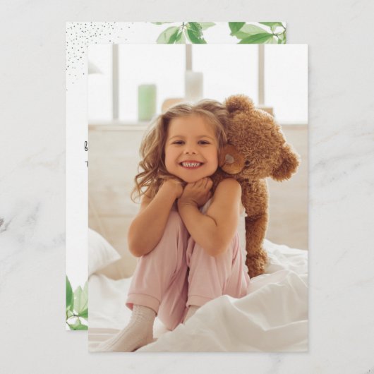 交パーソナライズされた交サンキューカード サンキューカード (正面/裏面)