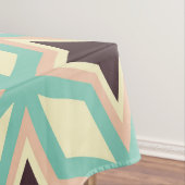 交互に配置された濃い星型の幾何学模様 テーブルクロス (インサイチュ)