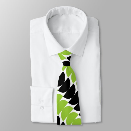 交互のクレセント02a - Martian Green ネクタイ (タイ)