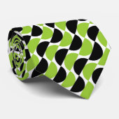 交互のクレセント03a - Martian Green ネクタイ (ロール)