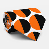交互のクレセント05 – オレンジと黒 ネクタイ (ロール)