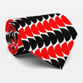 交互の三日月04 – 赤と黒 ネクタイ (ロール)