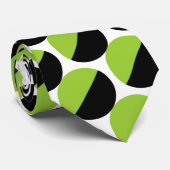 交互の三日月05a - マーシアン グリーン ネクタイ (ロール)