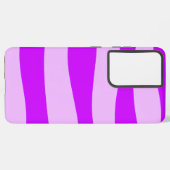 交互ミニマル紫 SAMSUNG GALAXYケース (左側面)