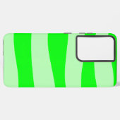 交互ミニマル緑 SAMSUNG GALAXYケース (左側面)