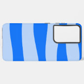 交互ミニマル青 SAMSUNG GALAXYケース (左側面)