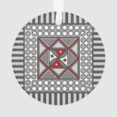 交互幾何アクリルオーナメント オーナメント (裏面)