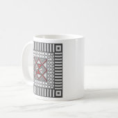 交互幾何学マググ コーヒーマグカップ (正面左)