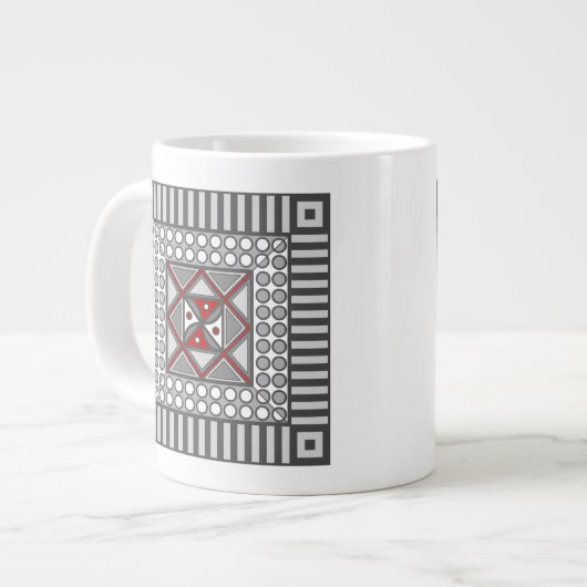 交互幾何専門マグカップ ジャンボコーヒーマグカップ (正面左)