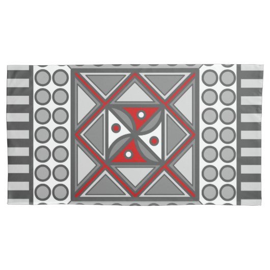 交互幾何枕ケース 枕カバー (正面)