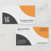 交互曲線 – スポットテクスチャ 名刺 (正面/裏面)