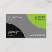 交互曲線II – 黒、グレー、火星Gr 名刺 (裏面)