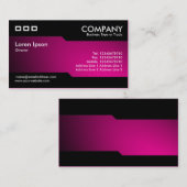 交互 – スポットライト照明 – ホットピンク 名刺 (正面/裏面)