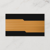 交互 – ブラシ付きオークレテクスチャ 名刺 (裏面)