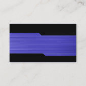 交互 – ブラシ付きブルーテクスチャ 名刺 (裏面)