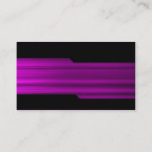 交互 – ブラシ付きマゼンタテクスチャ 名刺 (裏面)