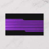 交互 – ブラシ付き紫色のテクスチャ 名刺 (裏面)