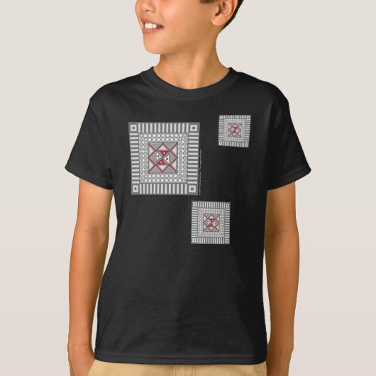 交代幾何学少年とベビーダークシャツ Tシャツ (正面)