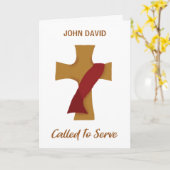 交叉性交代性赤ストール カード (黄色い花)