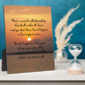 交友詩の奇跡のプラーク フォトプラーク (側面)