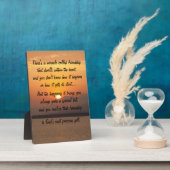 交友詩の奇跡のプラーク フォトプラーク (側面)