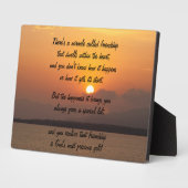 交友詩の奇跡のプラーク フォトプラーク (側面)