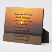 交友詩の奇跡のプラーク フォトプラーク (側面)