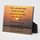 交友詩の奇跡のプラーク フォトプラーク (側面)