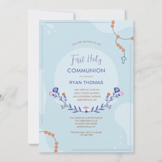 交大切通招待状 招待状 (正面)