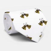 交差させた振鈴 ネクタイ (ロール)