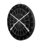 交差させた歩兵のマスケット銃 ダーツボード (正面右)