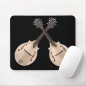 交差させたMANDOLINS-MOUSEPAD マウスパッド (マウス)