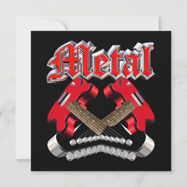 交差したギター2本 (正面)