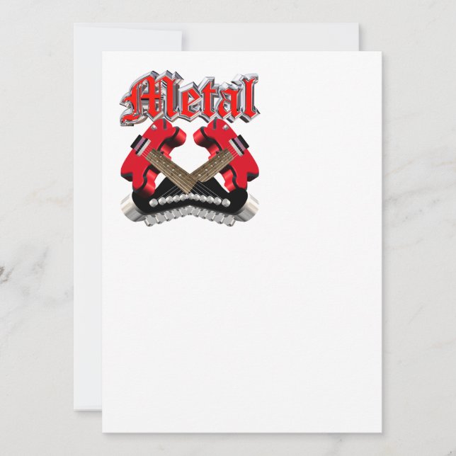 交差したギター2本 (正面)