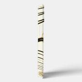 交差したナットブラウンの曲線トレース、明るい背景 Case-Mate iPhoneケース (裏面 / 右)