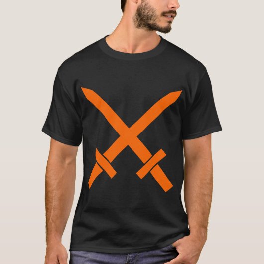 交差した剣 Tシャツ (正面)