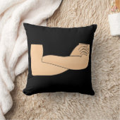 交差した腕 クッション (ブランケット)