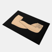 交差した腕 ドアマット (アングル)