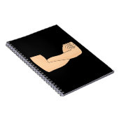 交差した腕 ノートブック (右側)