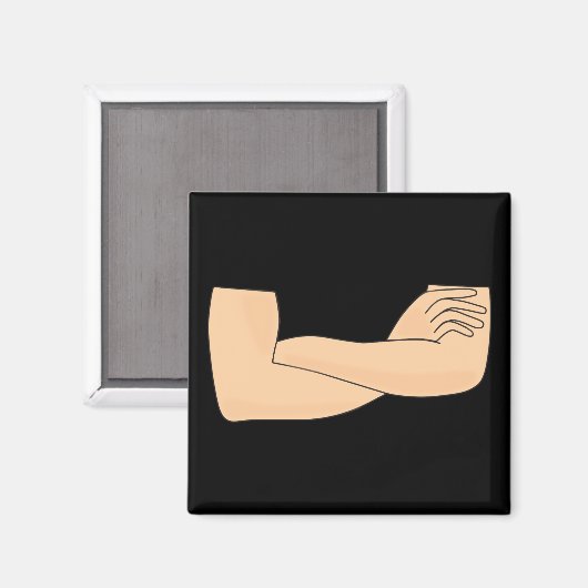 交差した腕 マグネット (正面/裏面)