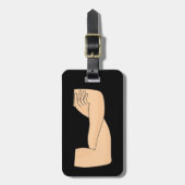 交差した腕 ラゲッジタグ (正面縦)